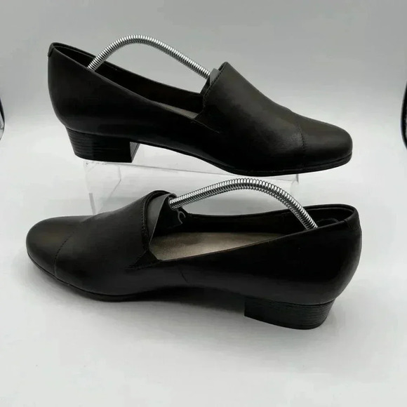 Trotters Moment Womens Leather Slip On Loafers 10.5 N Brown Supportive Shoe - Picture 7 of 13